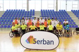 Éxito en el primer partido adaptado entre Serban Group e Inclusport