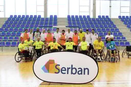 Éxito en el primer partido adaptado entre Serban Group e Inclusport